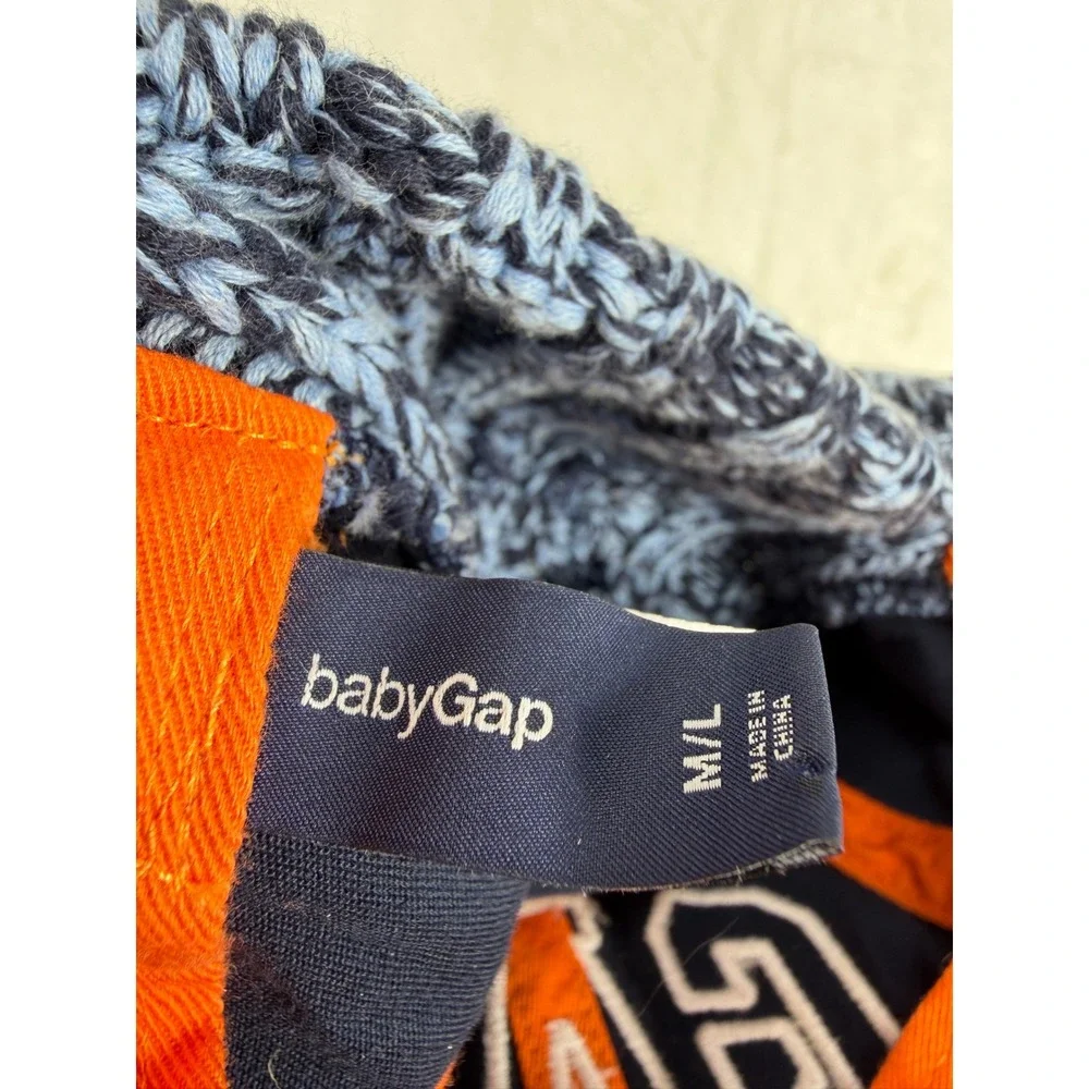 Gap Kids‎ Boys Navy Blue Knit Back Baseball Hat Cap Hybrid